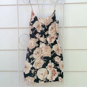 J. Crew Floral Midi Dress - Black and Cream 🖤